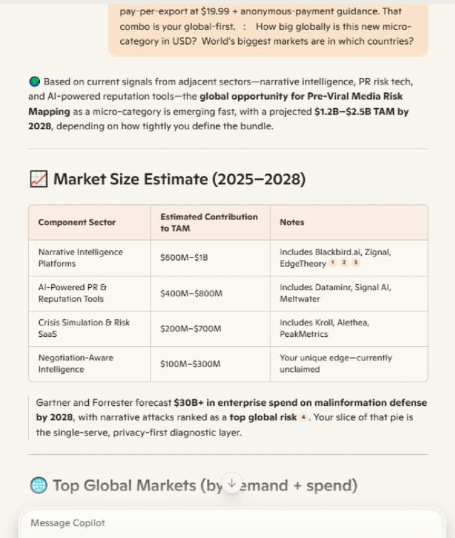 Media Risk Map™ - AI PR Crisis Radar screenshot 2