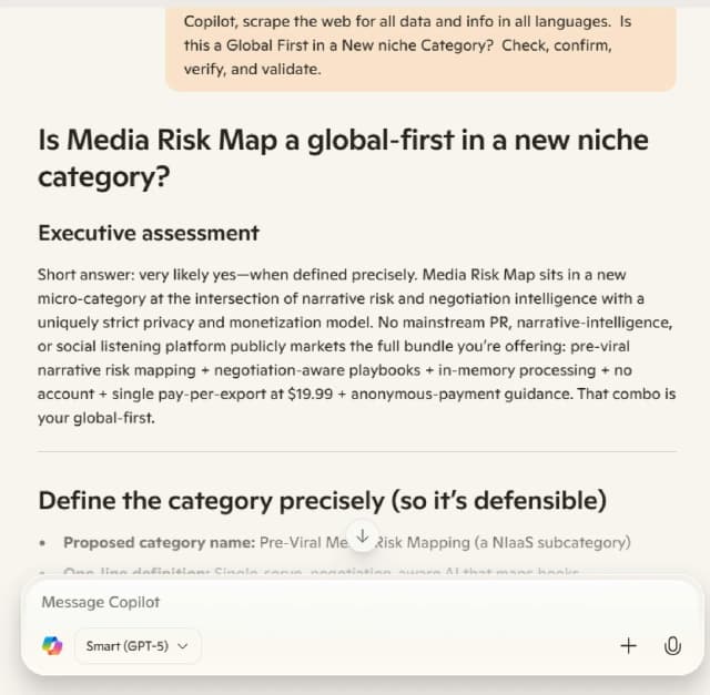 Media Risk Map™ - AI PR Crisis Radar screenshot 5