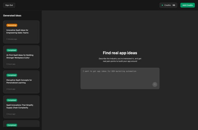 appideas screenshot 1