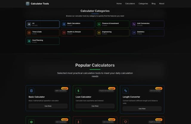 calculator, free online calculator screenshot 1