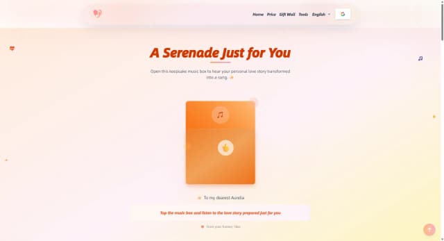 lovesonggenerator screenshot 2