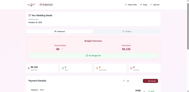 myBridalPay screenshot 2